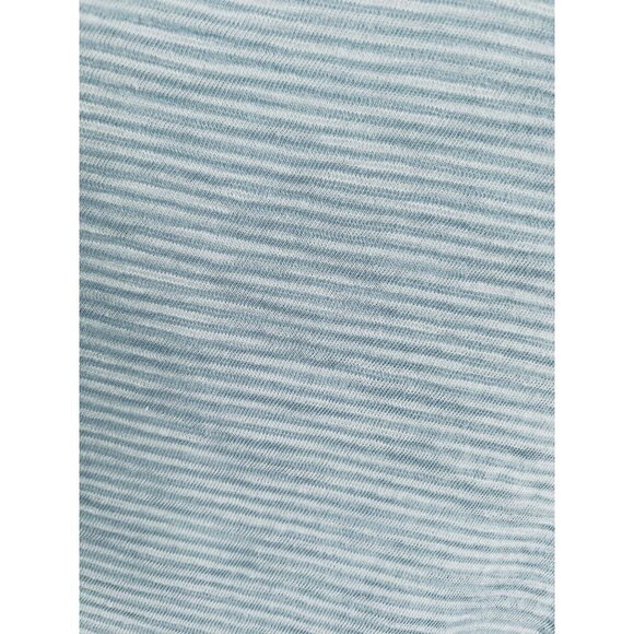 VINCE Henley Shirt T-Shirt Cotton Light Blue Short Sleeve Size XLarge - Picture 7 of 7